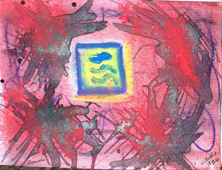 Abstract painting: Regulation